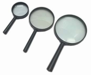 عدسة محدبة اطار بلاستيك