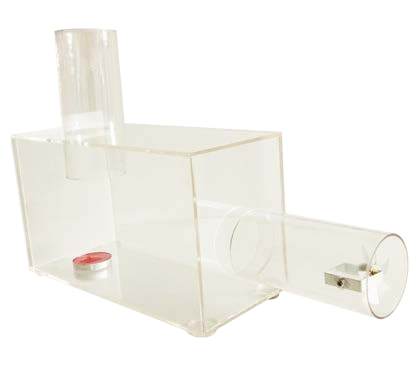 صندوق تيارات الحمل بلاستيك شفاف