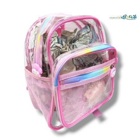 شنطة روضة شفافة