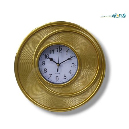 ساعة حائط ذهبية حجم صغير