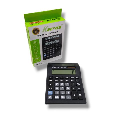 ماكنة حاسبة مكتب شاشتين حجم كبير CT-8124