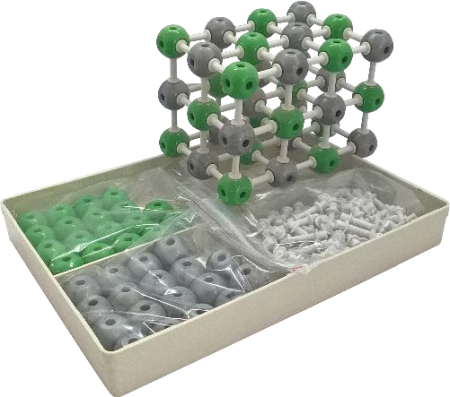 نموذج تركيب كلوريد الصوديوم NaCl