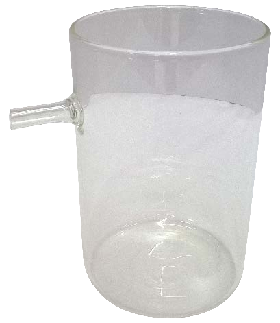 كأس ازاحة زجاجي