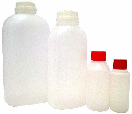 قنينة بلاستيك شفاف