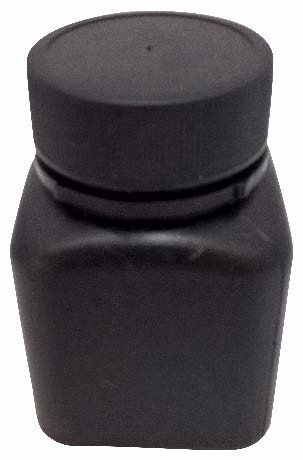 قنينة بلاستيك اسود معتم