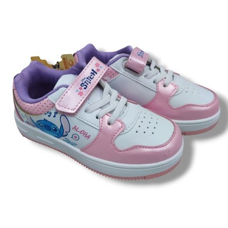 حذاء بوت دزني ستيتش زهري رقبة قصيرة موديل 2025