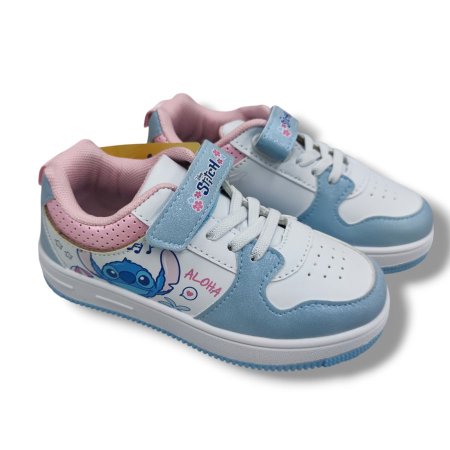 حذاء بوت دزني ستيتش ازرق رقبة قصيرة موديل 2025