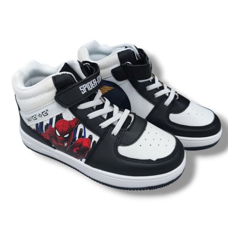 حذاء بوت دزني سبايدر مان رقبة طويلة موديل 2025